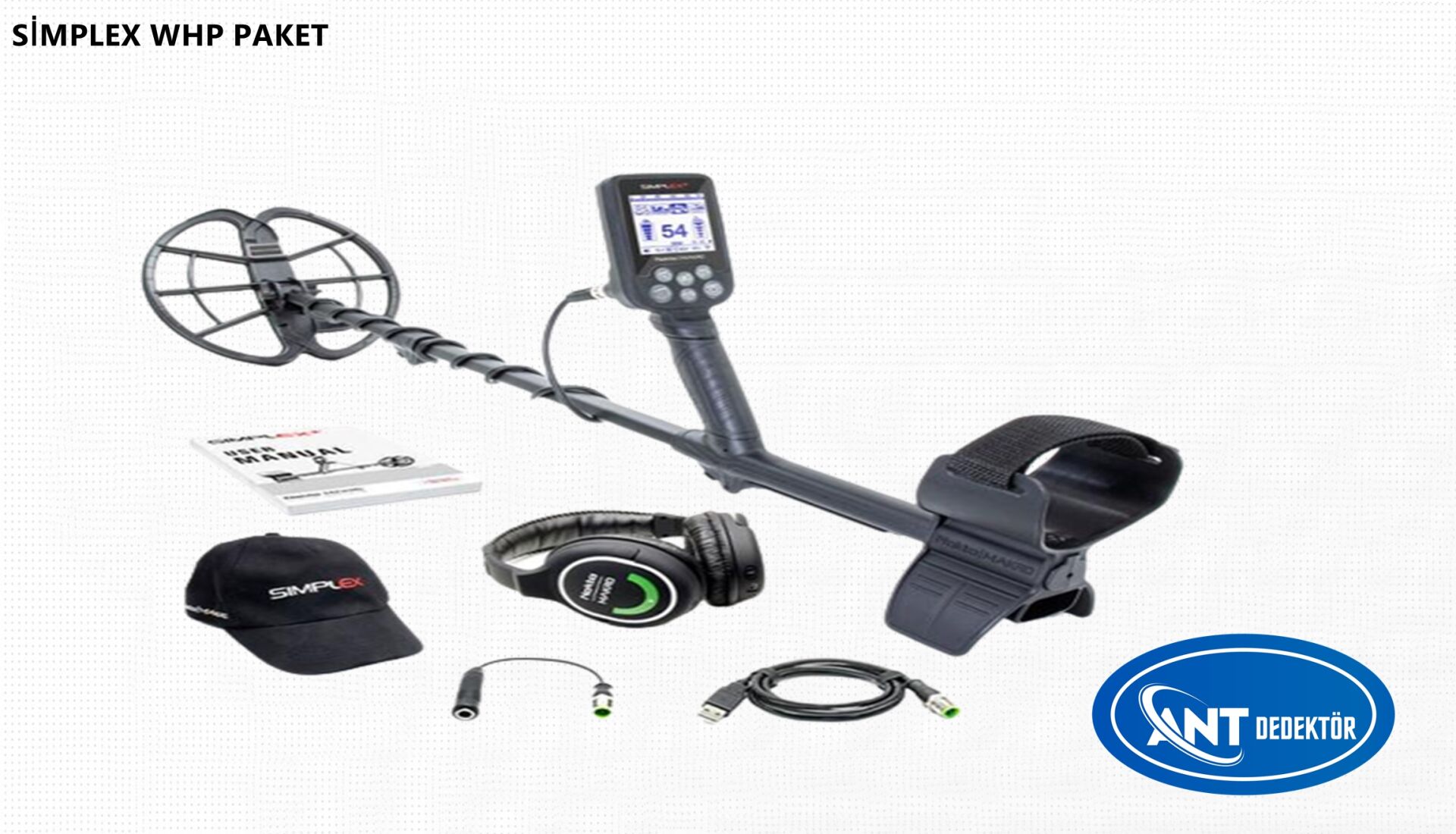 Simplex+ WHP Dedektor (Kablosuz Kulaklıklı Paket)