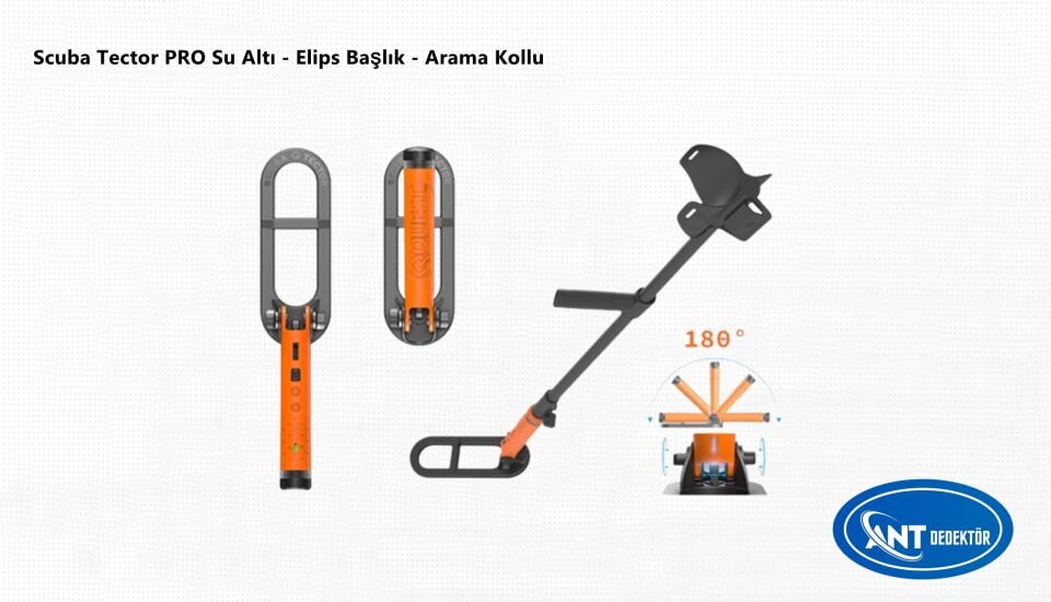 Scuba Tector PRO Su Altı Dedektörü Arama Kollu