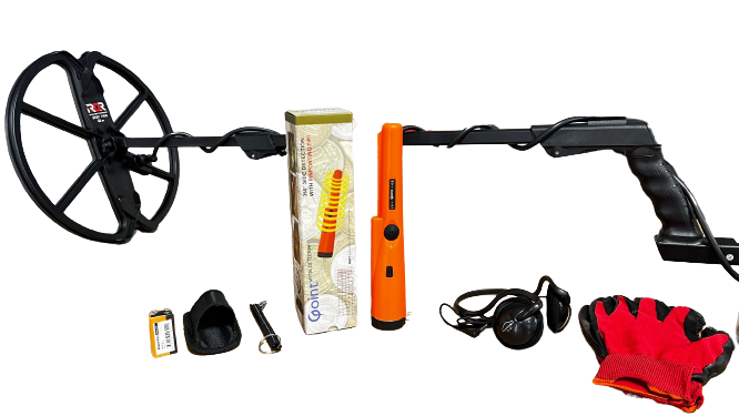 Rdr Deep Pro Dedektör Çanta Pointer tepe Lambası Eldiven Kulaklık Hediye