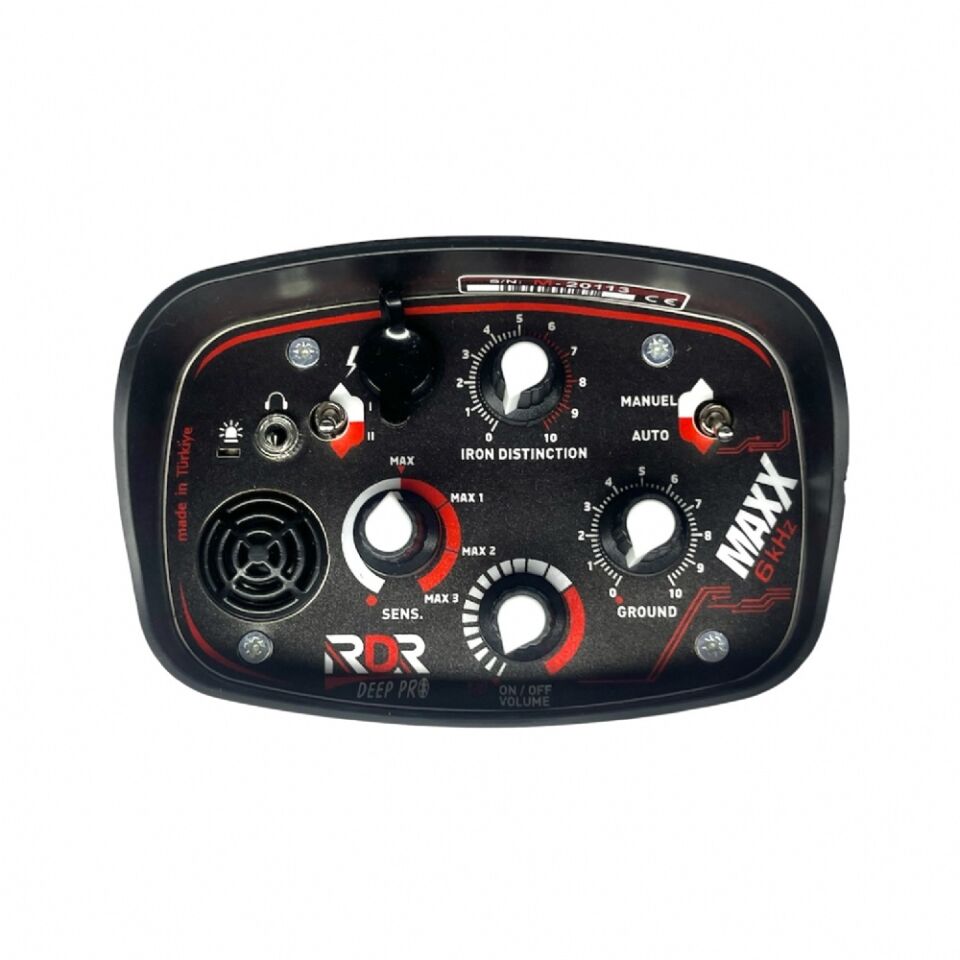 RDR Maxx Derin Arama Dedektörü - 6 kHz 32cm Başlıklı
